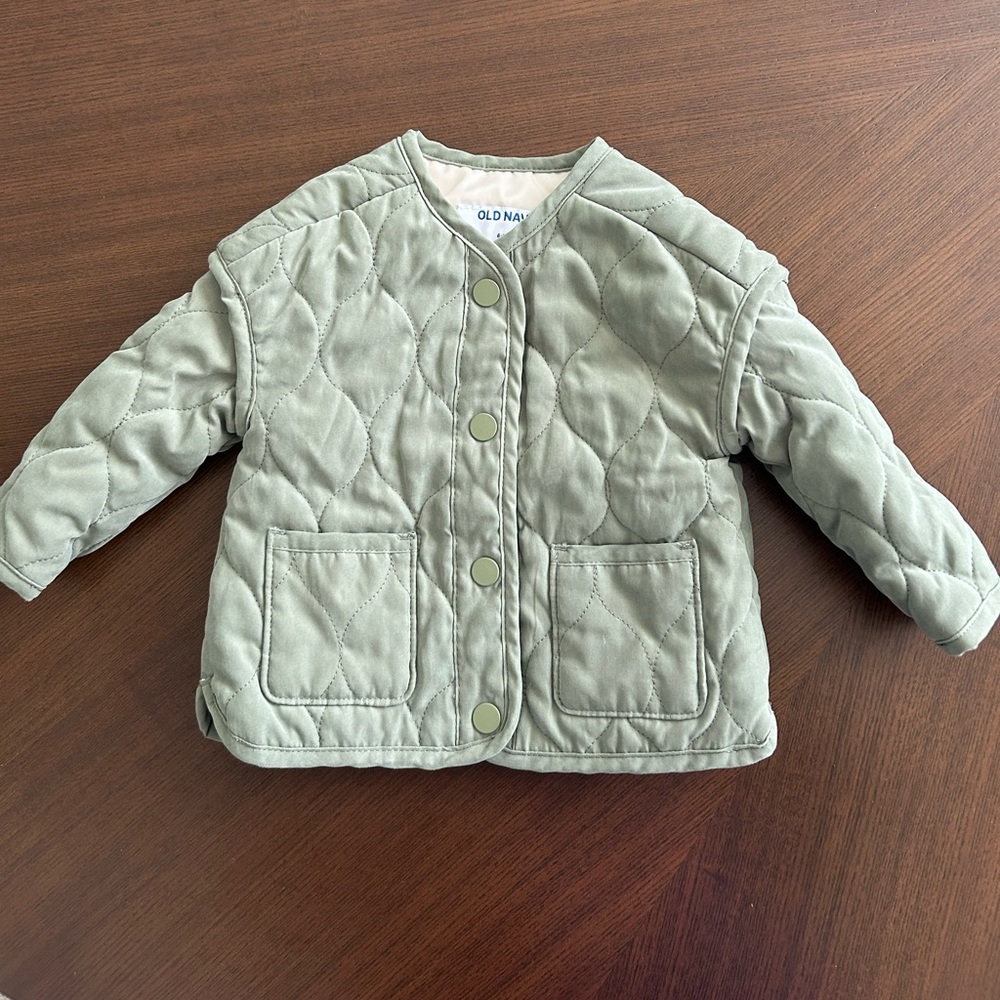 Green Quilted Jacket